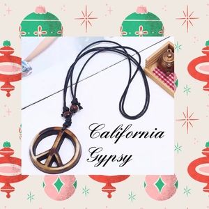 peace sign pendant
